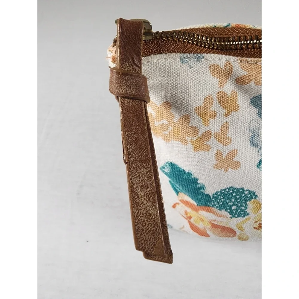 Mary & Martha‎ Floral Makeup Pouch Women Canvas Cosmetic Bag Religious Christian